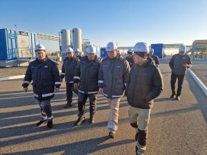 На этой неделе состоялась рабочая поездка Первого заместителя Генерального директора ТОО “Газопровод Бейнеу-Шымкент” Жексенбай Дастан по производственным объектам.